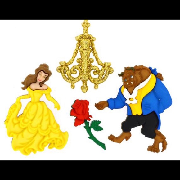 Dress It Up Other - *FREE! with $9 purchase* Disney Beauty and the Beast buttons